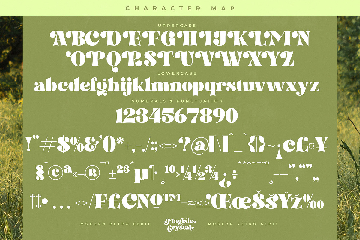Magiste Crystal Retro Serif Font, a Serif Font by timelesstype.co (Photo 18 of 20)
