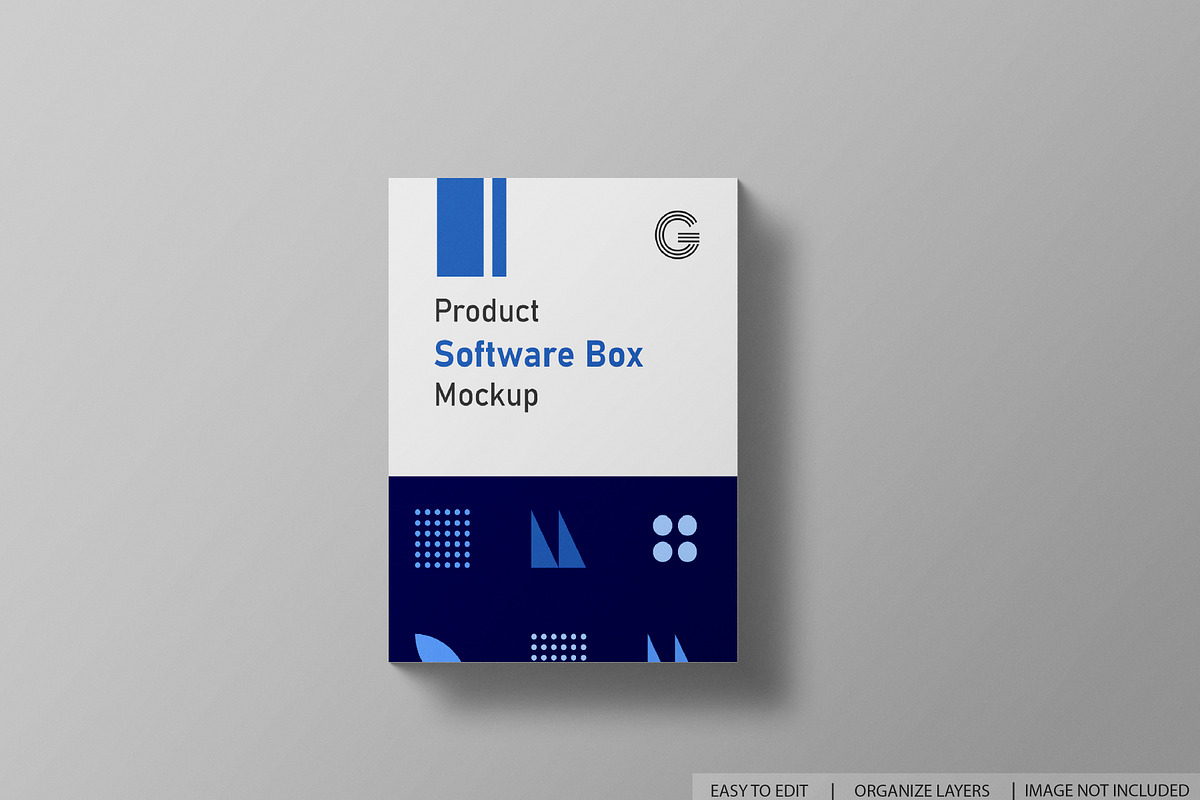 Software Packaging Box Mockup, a Cups & Container Mockup by MnGfx (Photo 3 of 3)