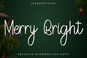 Merry Bright, a Handwritten Font by InermediaSTUDIO (Thumbnail 1 of 7)