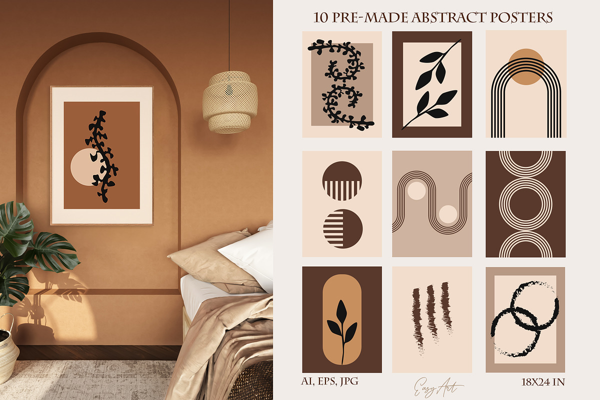 Gentlemen abstract collection, a Decorative Illustration by EasyArt (Photo 7 of 10)