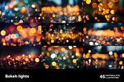 Bokeh lights. 46 images, an Abstract Photo by Handmadefont (Thumbnail 2 of 11)