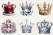 Fairy Queen Crown Sublimation Clipa, an Illustration by SVGArt (Thumbnail 7 of 7)