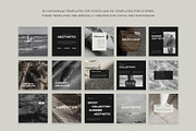 Aesthetic Instagram Templates VIII, a Social Media Template by Instprofi | Studio Estimo (Thumbnail 7 of 8)