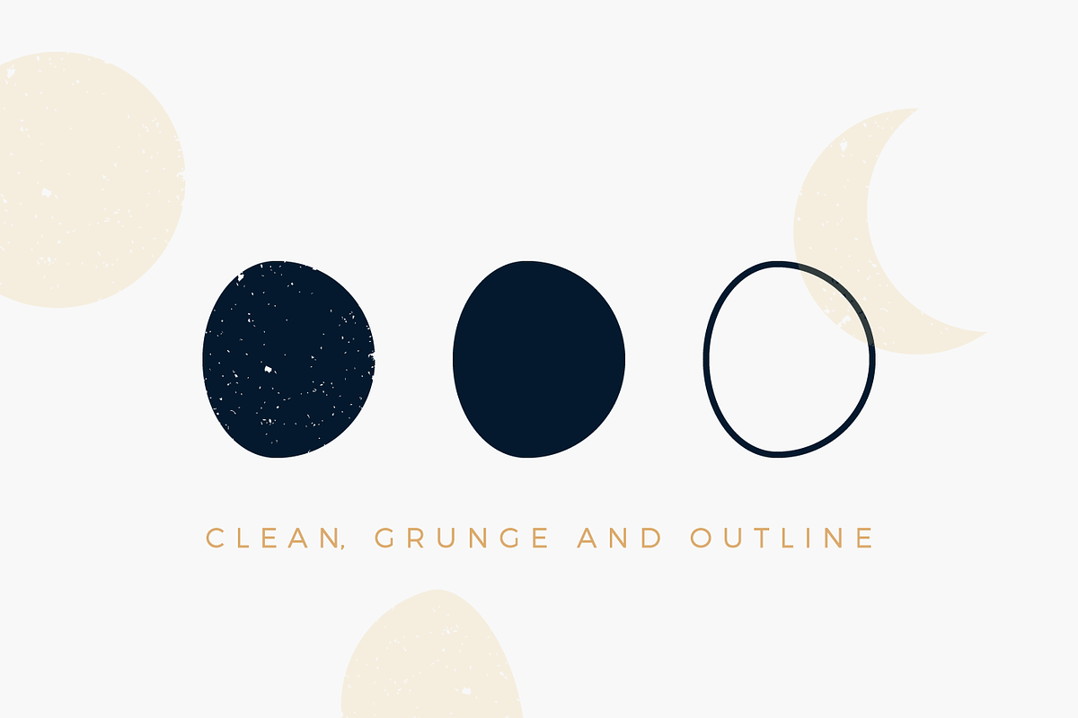 Moon Phases Clipart Set, an Object Graphic by P.F. Creative Lab (Photo 2 of 6)