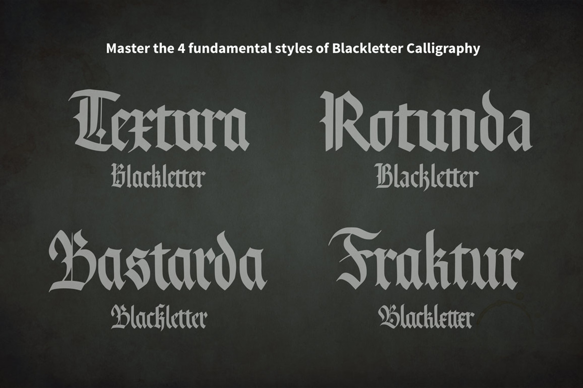 Blackletter Procreate Learning Guide, a Brush Add-On by Jake Rainis (Photo 5 of 9)