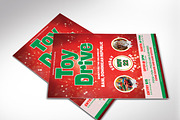 Christmas Toy Drive Flyer Template, a Flyer Template by Four C Graphic (Thumbnail 7 of 11)
