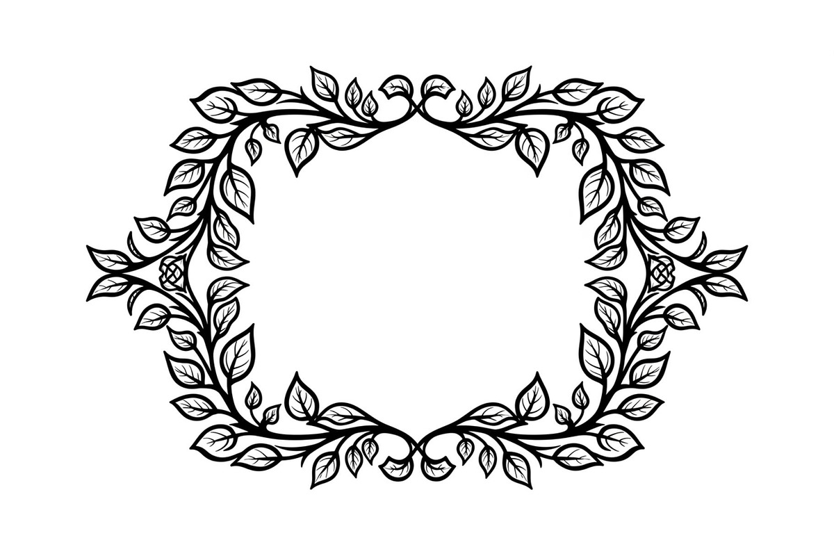 Floral Frame Ornament Vector Bundle, an Illustration by Designs_River (Photo 19 of 51)
