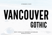 Vancouver Gothic, a Script Font by InermediaSTUDIO (Thumbnail 1 of 8)