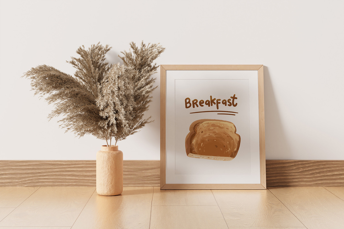 Breakfast illustration bundle, a Food Illustration by RizkaNurfazrina (Photo 4 of 7)