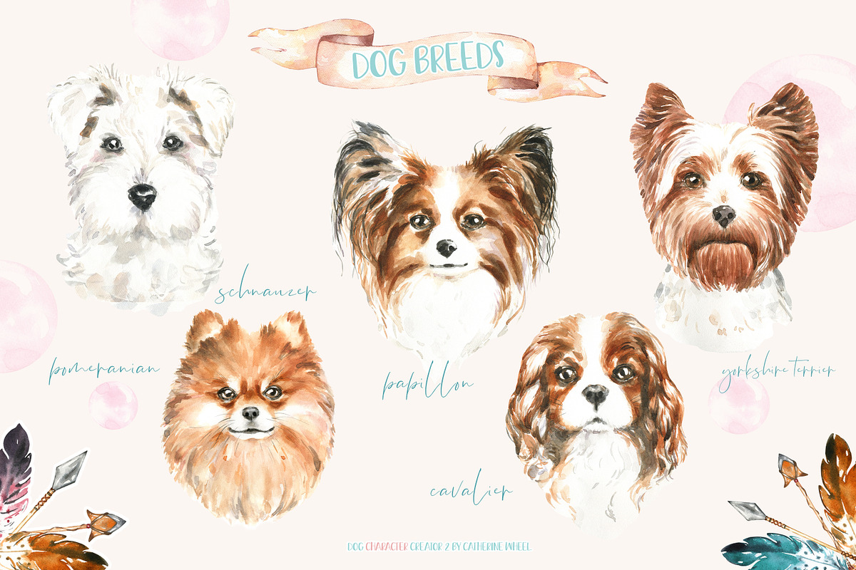 SALE Dog Character Creator Animal, an Animal Illustration by Catherine Wheel (Photo 9 of 14)
