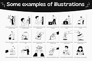 Notion Style Finance Illustrations, a Finance Illustration by DaisyStudio (Thumbnail 5 of 10)