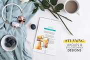 eBook Template Photoshop, a Magazine Template by Little Sweet Designs (Thumbnail 5 of 9)