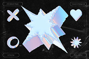 Y2k Iridescent Shapes, an Object Graphic by Design Studio (Thumbnail 2 of 4)