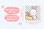 Josie Bubbly Bunny Back to School, an Animal Illustration by Blumensdiary (Thumbnail 3 of 8)