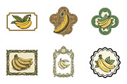 Vintage Banana Label Printable, an Illustration by SinaCreation (Thumbnail 2 of 6)