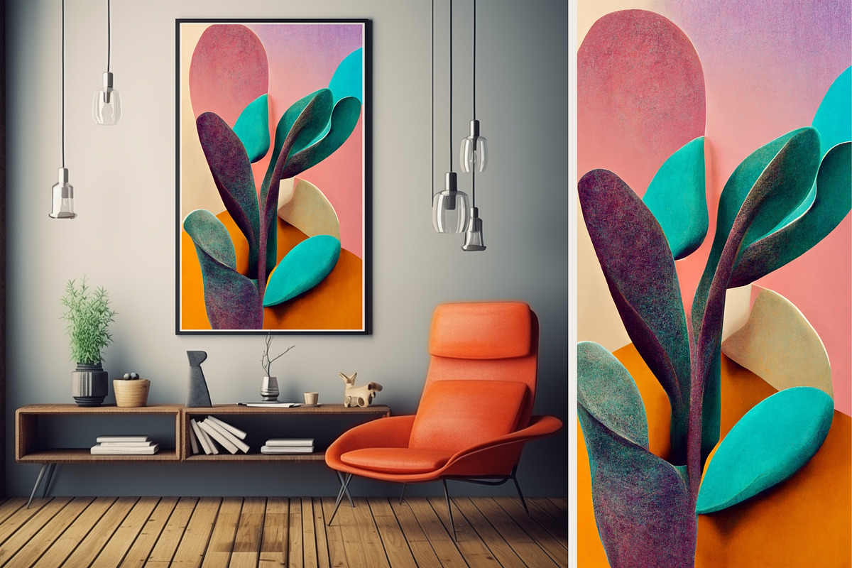 15 pop art abstract plant modern, a Decorative Illustration by ARTOZEN DIGITAL (Photo 9 of 15)
