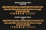 Wicked Shadow Spell, a Handwritten Font by cocodesign (Thumbnail 4 of 9)
