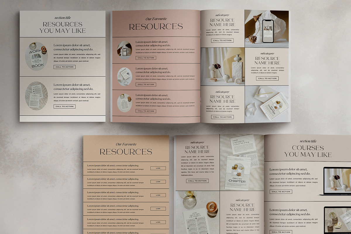 Aesthetic Workbook Template CANVA, a Brochure Template by Studio Loire (Photo 16 of 18)