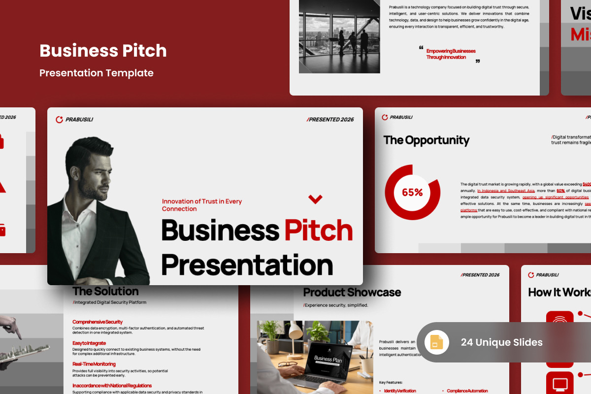 Business Pitch Deck Google Slides
