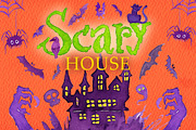 HALLOWEEN WATERCOLOR CLIPART, an Illustration by Art & Things (Thumbnail 3 of 4)