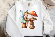 Cute Fairy School Sublimation Clipar, an Illustration by DreamCafeArt (Thumbnail 2 of 5)