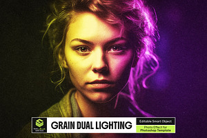 Grain Dual Lighting Photo Effect, a Layer Style Add-On by dokudokunomi