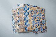 Trendy Retro Floral Patterns, a Pattern Graphic by Tiger and Flower (Thumbnail 8 of 20)