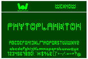 Phytoplankton font, a Font by weknow (Thumbnail 1 of 5)