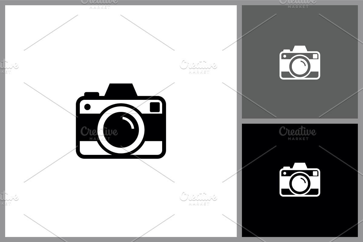 Simple Camera Icon for Photography