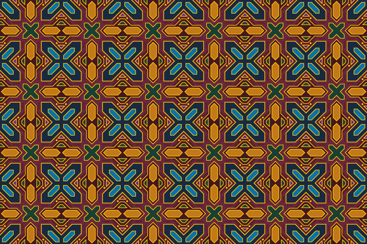 Geometric Ornament Seamless Pattern, a Pattern Graphic by Mightyfire