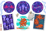 SEA CREATURES, an Animal Illustration by Irina Skaska (Thumbnail 3 of 12)