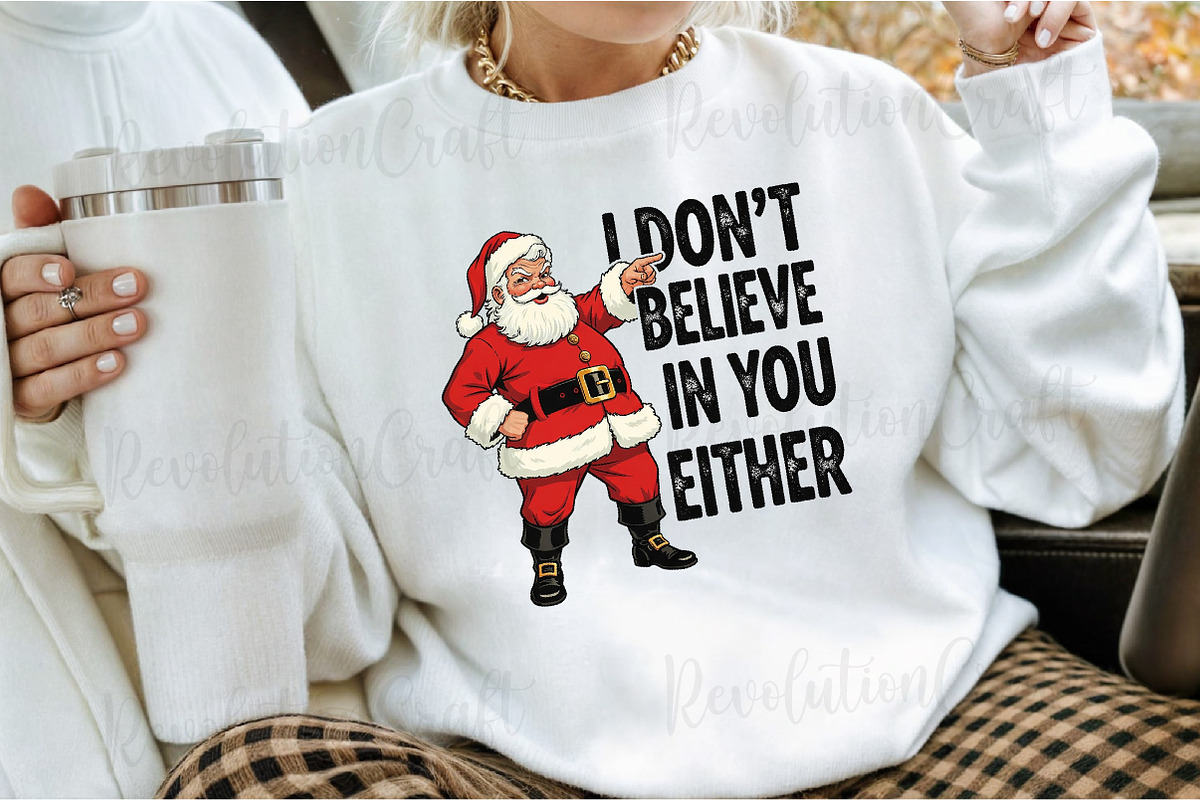 Funny Christmas Santa Claus Png, an Illustration by OK Design (Photo 4 of 4)