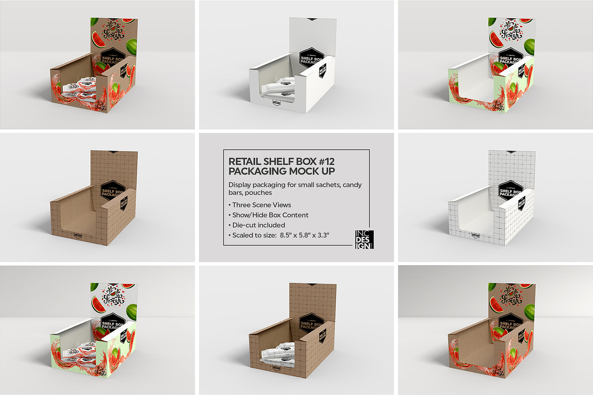 Retail Shelf Box Packaging MockUps2, a Packaging Mockup by INCDesign (Photo 16 of 20)