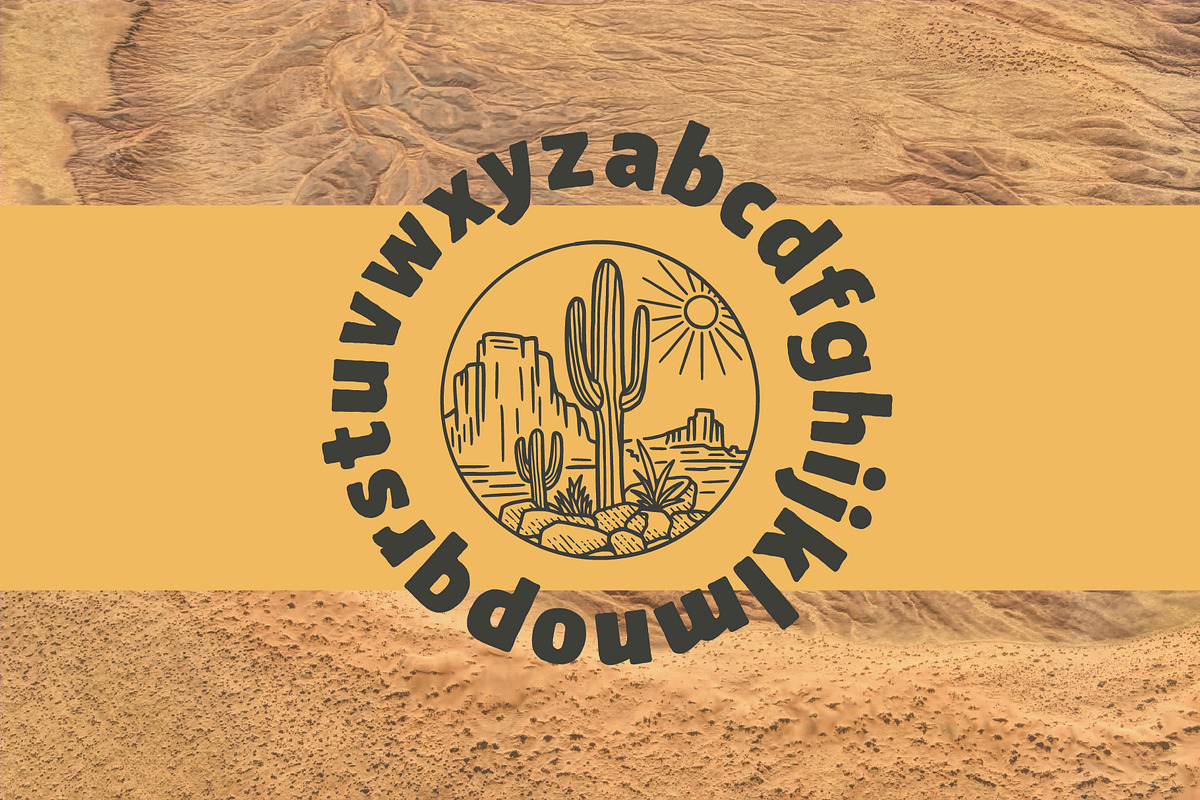 SANDBAD - Vintage Handmade Font, a Sans Serif Font by Blazing Sun Creative (Photo 3 of 5)