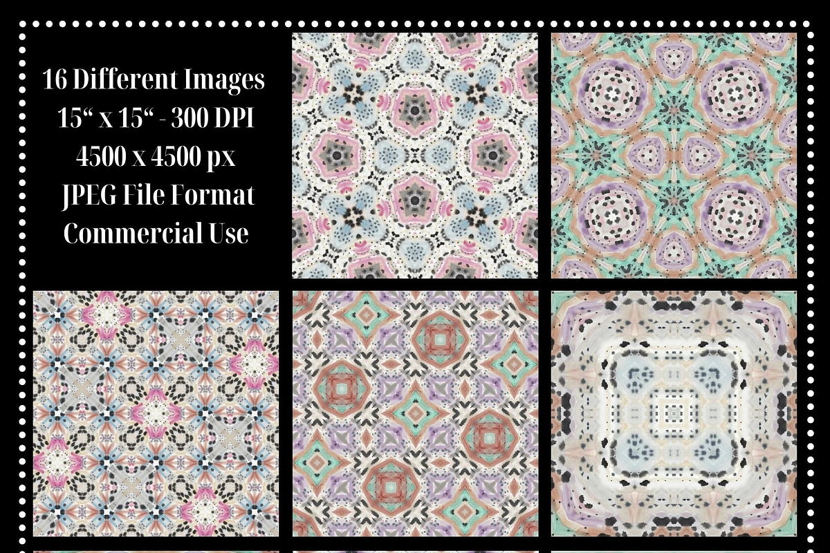 Pastel Rococo Abstract Patterns, a Pattern Graphic by Gen Aumonier (Photo 2 of 7)