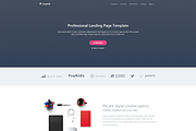 Lugada - Responsive Landing Template, a Bootstrap Template by Coderthemes (Thumbnail 1 of 6)