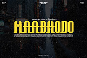 Maabhodo a Strong Bold Display Font, a Font by kkgp_works (Thumbnail 1 of 5)