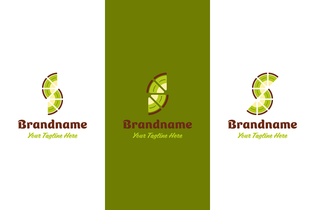 Letter S Kiwi Fruit Logo, a Branding & Logo Template by Pray Art Design Studio