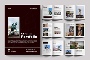 Art Museum Portfolio, a Magazine Template by ContestDesign