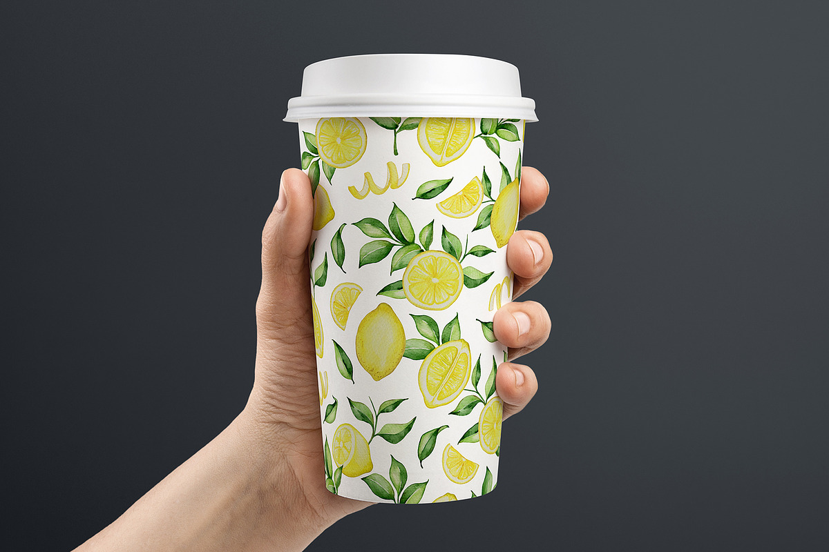 Lemon Tree Watercolor Design Kit, a Decorative Illustration by Artspace (Photo 8 of 8)
