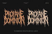 Damnation - Death Metal Font, a Symbol Font by Masyafi Studio (Thumbnail 2 of 9)