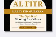 Eid Al Fitr Social Media Post Design, a Social Media Template by MightyDesign (Thumbnail 3 of 6)