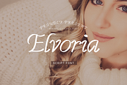 Elvoria Script Font, a Script Font by Glowin_studio (Thumbnail 1 of 3)