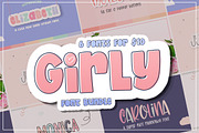 The Girly Font Bundle (ONLY $10), a Font by Salt & Pepper Designs (Thumbnail 1 of 11)