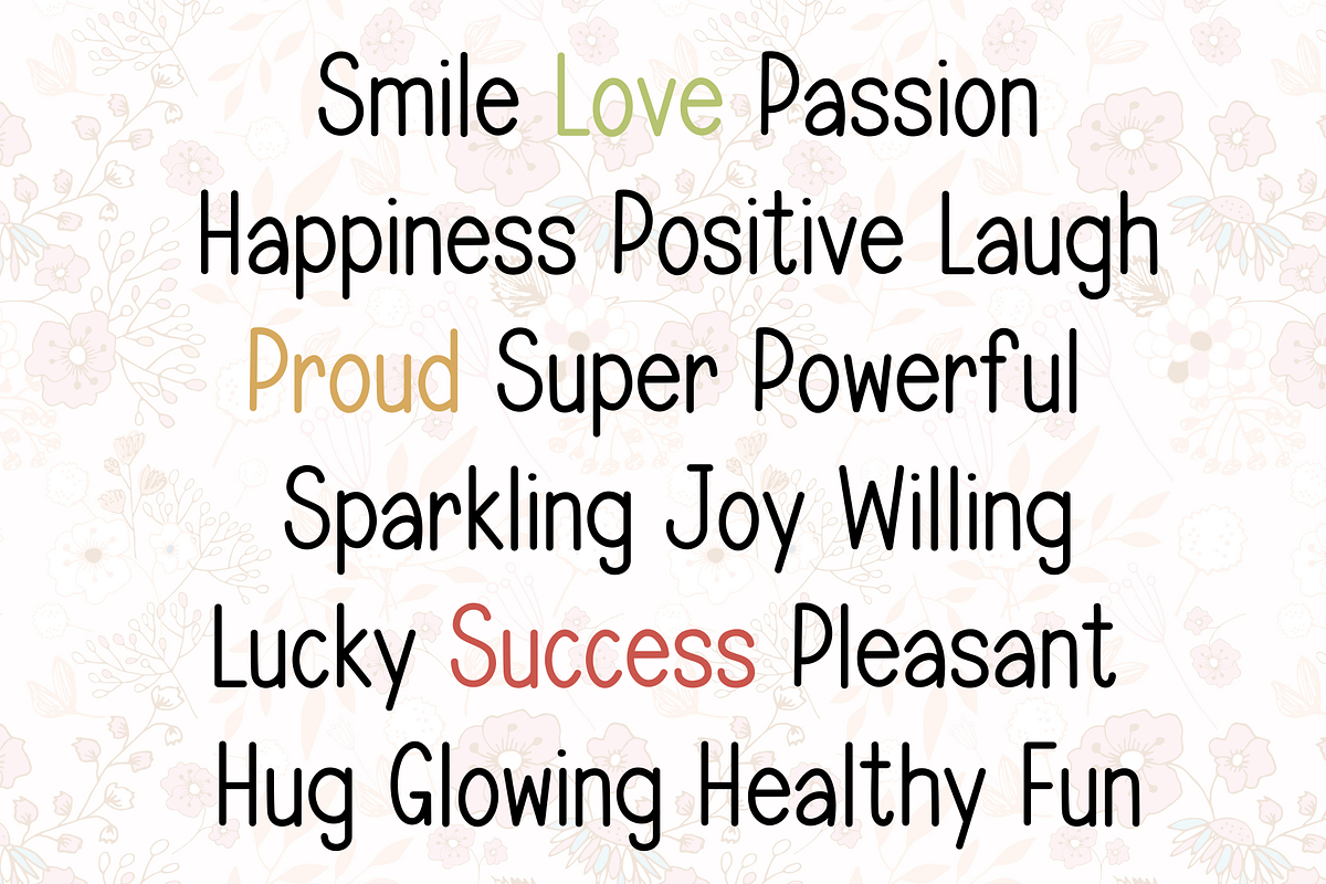 Grace Cute Handwritten Font preview 7