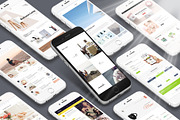 3D iPhone Presentation Mock-Up Bun 3, an iPhone Mockup by Graphicsworld125 (Thumbnail 8 of 15)