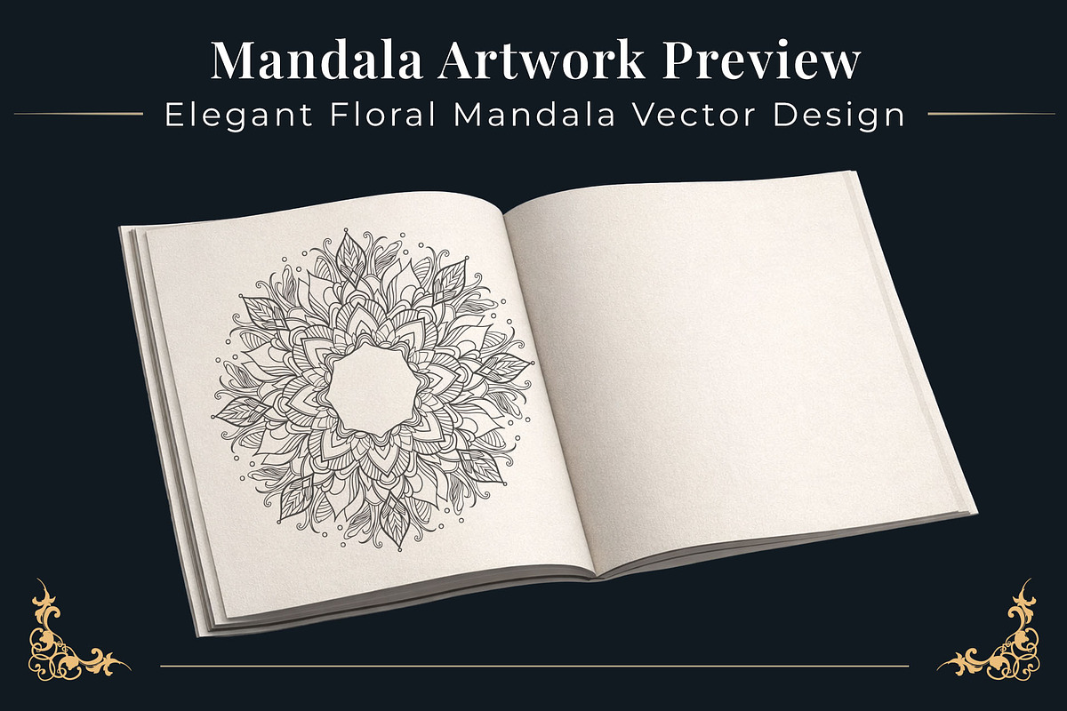 50 Floral Mandala Vectors Bundle, a Decorative Illustration by Papatongartist (Photo 5 of 6)