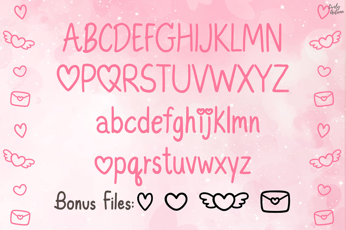 Lover | Handwriting font, a Handwritten Font by LivelyAutumn11.11 (Photo 2 of 5)