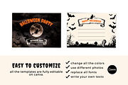 Halloween GREETING CARD template, a Card Template by The Little Lily Studio (Thumbnail 5 of 5)