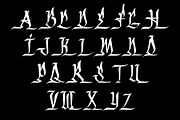 ELDER ENGLISH CAPS, a Blackletter Font by Beau Hopps Design (Thumbnail 2 of 3)
